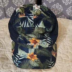 Floral Tropical Print Cap
